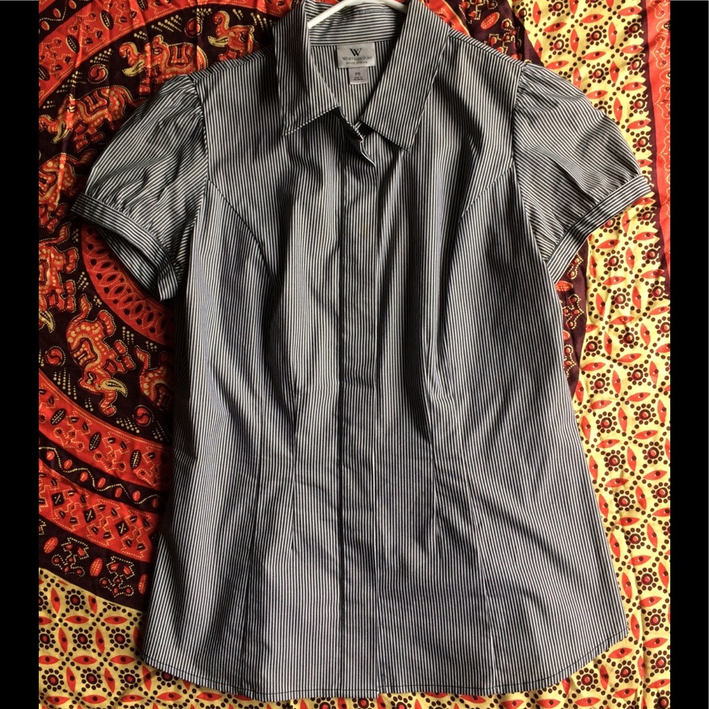 🌻 Business Button up Pin Stripe Small Worthington